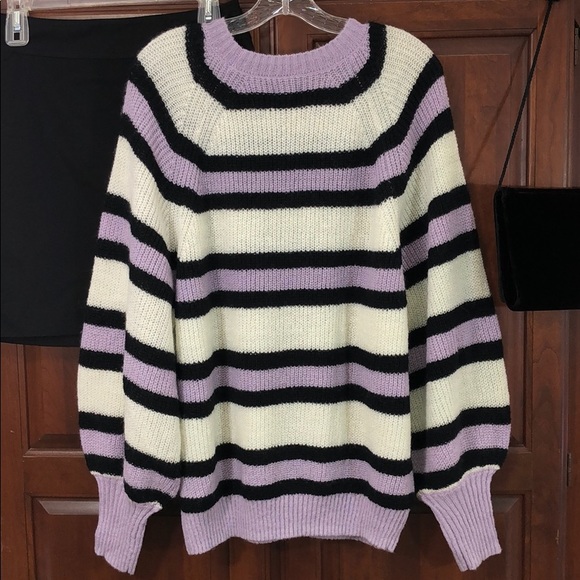 HP🏆New! Orchid Petal Charlie Stripe Lite Sweater - Picture 4 of 8